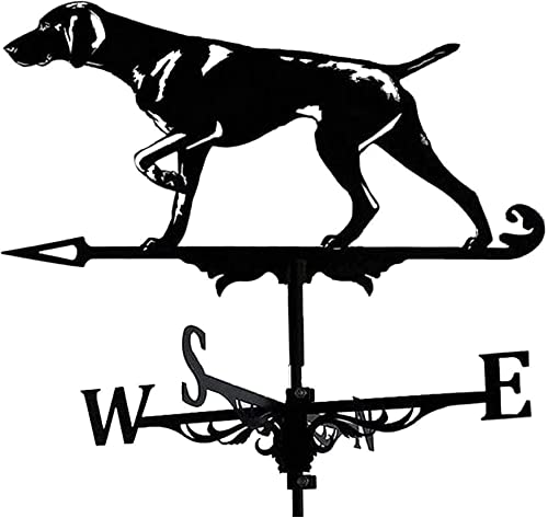Weathervane,Weathervane Metal For Roof Garden Yard Weather Vane For The Garden Farm Stainless Steel Weather Vane With Animal Ornament,Wind Direction Indicator Weathervane Measuring Tools For Garden
