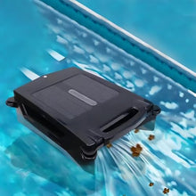 SDdPulse Solar Pool Skimmer with 2500mAh Battery, Large Capacity Debris Basket, Automatic Cleaner, Dual Mode, Intelligent Route Planning for Above Ground Pools