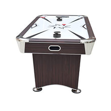 Hathaway Midtown II 6-ft Air Hockey Family Game Table Dark Cherry Wood