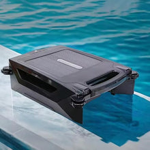 MiBoce Automatic Pool Vacuum Cleaner, Pool Surface Cleaner Robot, with Solar and Rechargeable Dual Mode, Automatically Adjust Direction, 480um Filter Density, for Swimming Pools, Water Parks