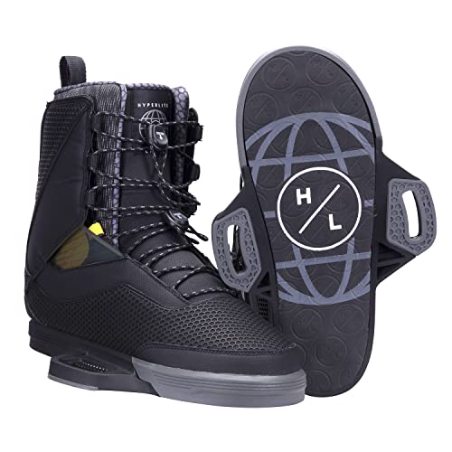 Hyperlite Capitol Men's Wakeboard Bindings Black/Grey 7-8