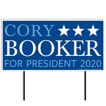 VictoryStore Cory Booker 2020 Yard Sign 12"x24" Corrugated Plastic with Stakes