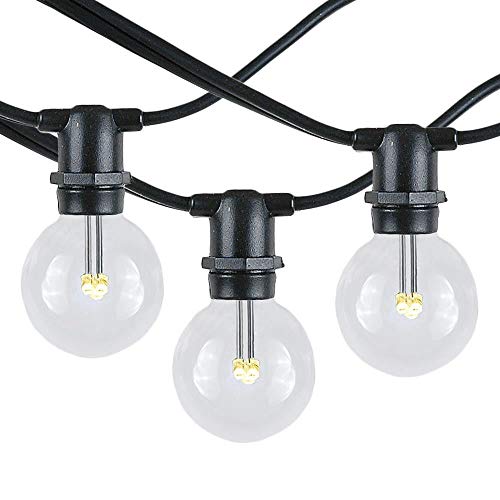 Novelty Lights 100' Warm White LED G40 Globe Outdoor String Lights
