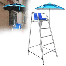 WLCGYD Portable Lifeguard Beach Chair with Umbrella, Outdoor Elevated Lifeguard Chair Indoor Pool, 1 2 3 4 5 Packs Lifesaving Observation Chair for Pool, Easy to Assemble(180cm/5.9',4pack)