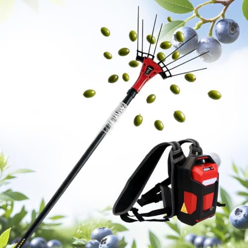 Portable Cordless Fruit Harvesting Tool with Telescopic Pole