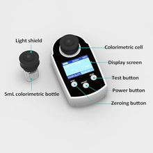 THYXGS 2" Handheld Residual Chlorine Tester, Digital Water Quality Analyzer, 0~5mg/L & 0~10mg/L, DPD Photometric Method, Measuring The Chlorine Content in Water