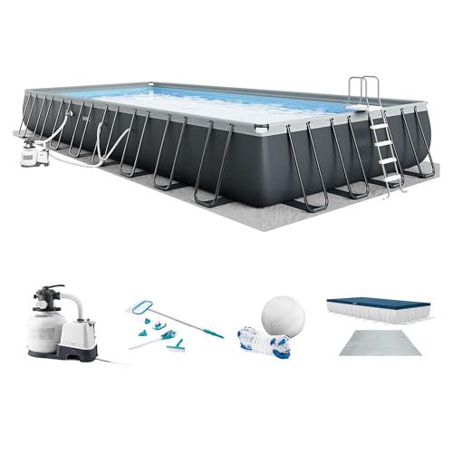 INTEX Ultra XTR 32ft x 16ft x 52in Above Ground Swimming Pool Set w/Pump