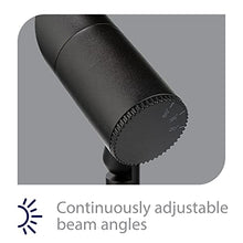 WAC Lighting LED 12V Basic Accent Light 6W Adjustable Beam Angle 3000K Black (Pack of 12)