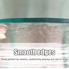 SVBVRFEEW Round Glass Table Top Water Wave Tempered Glass 1/3" Thick Glass Surface for Coffee Dining Table Round Table Top 16in 20in 24in 28in(90cm/35.4in)