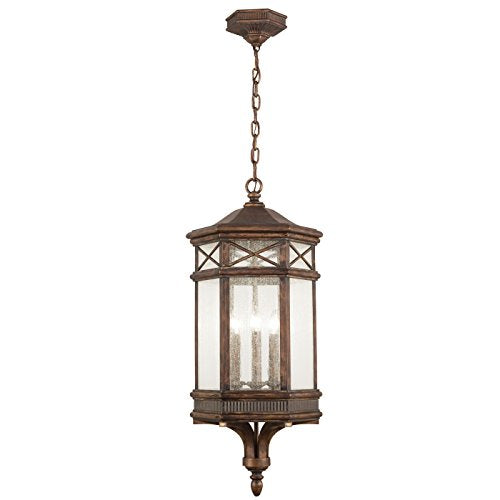 Fine Art Lamps Holland Park Lantern Pendant 3 Light Antique Bronze