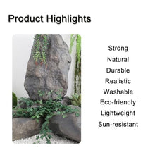 YXLLGS Artificial Landscape Rocks, Decorative Fake Rocks, Stones for Garden Landscaping, Lightweight, for Home, Outside, Courtyard, Office(80 * 30 * 55cm/31.5 * 11.8 * 21.6in-A)