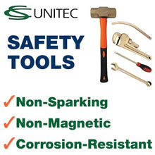 CS Unitec | Non-Sparking Round Shovel | 240 X 280 mm | Nupla D-Handle | Aluminum Bronze | Non-Magnetic | Corrosion Resistant | EX1006D-280A