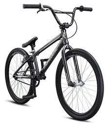 Mongoose Title Pro XXL BMX Race Bike 24-inch Wheels Lightweight Aluminum Frame Charcoal Black Pro XXL