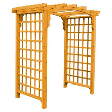 Keystone Amish Co. Georgetown Cedar Arbor, 5-Foot, Natural Stain