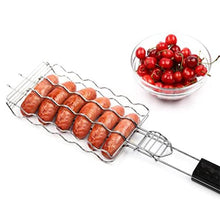 OEKFVCHVZ Barbecue Clip Outdoor Accessories with Handle Camping Mesh Clamp
