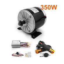 24V36V 350W Electric Brushed DC Engine Kit Replacement 25H Chain Drive Motor Kit for Cart Motocross Gokart Minibike E-Bicycle(Pedal Throttle kit,24V 350W)