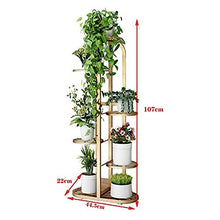 ZHOUYANB Plant Stand Indoor - Metal Iron Shelf Multiple Flower Pot Holder Shelves Planter Display Rack Storage Organizer For Balcony Garden Outdoor Corner Porch (white 4 Tier) (black 7