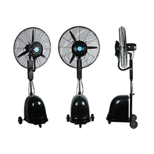 BREVELTION 30inch Humidification and Watering Industrial Spray Electric Fan Atomizing Floor Fan 110V 350W