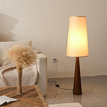 LICONG-2019 Vertical Lamps Floor Lamp Living Room Study Wooden Retro Bedroom Tea Room Bedside Standing Table Lamp