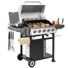 Royal Gourmet GA5406TS 5-Burner Gas Grill with Side Burner and Sear Burner