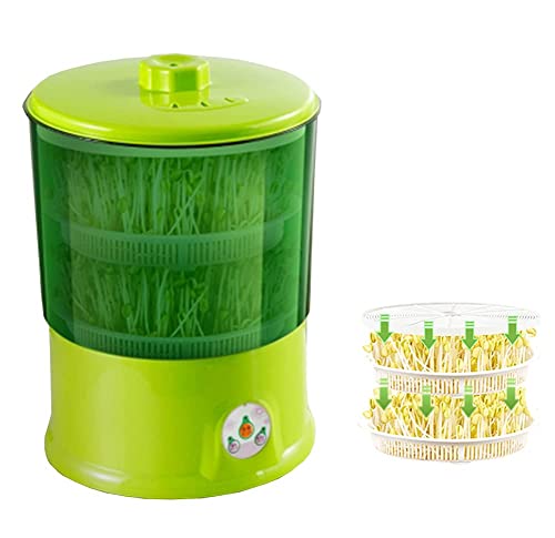 YWangQiang Bean Sprout Machine Fully Automatic Seed Germination Device pressurized Design Four Season Mode Germination kit 3 Layers (3 Layers) (2 Layer)