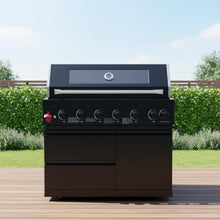 Chery Industrial 43-Inch 6-Burner Outdoor Propane Gas Grill, 85,000 BTU