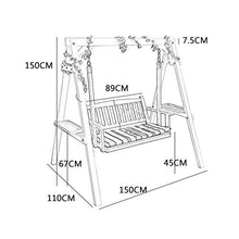 KYTGFH Patio Swing Chair with Stand - for Garden Backyard Garden Swing Outside Furniture Patio Swing Outdoor Lounge Chair Outdoor Swing Chair Bench