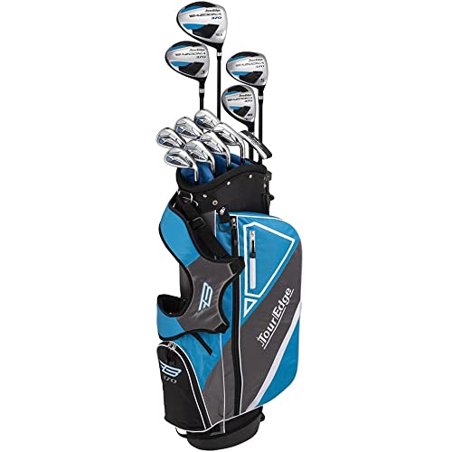 Tour Edge Bazooka 370 Complete Set-RH-Uniflex-Steel Black/Blue