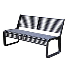 Sunyongfly Wrought Iron Park Bench,Outdoor Garden Bench,Double Outdoor Bench, for Squares, Parks, and Residential Areas(Size:150cm)