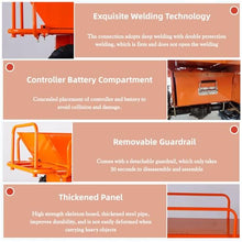 Wheelbarrow,Utility Cart, Electric Wagons,881lbs Capacity Heavy Duty Material Hauler Perfect for Transporting Soil Bricks and Construction Materials, 1500W Motor 48V20AH