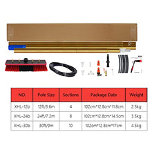 Cleaning Brush Window Cleaning Water Supply Telescopic Brush Suitable for Cleaner Greenhouse Roof Photovoltaic Panel Cleaning Photovoltaic Panel ()