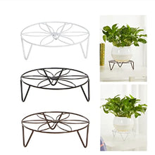 Pot and Pan Organizer 3pcs Garden Balcony Free Standing Hollowed Out Indoor Outdoor Wrought Iron Plant Shelf Stable Flower Stand Durable Living Room (Color : Black)