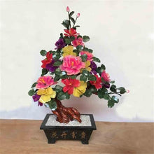 YXIANG56Q Fake Plants Artificial House Plants Chinese Handicrafts Fake Plant for Home Office Decor Desktop Display Bonsai Tree