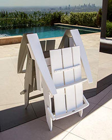 POLYWOOD® Modern Folding Adirondack in Mahogany