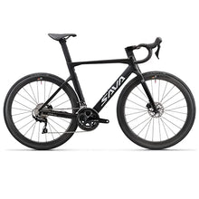 SAVADECK Carbon Road Bike T800 Carbon Fiber Frame 700C Racing Bicycle Shimano 105 R7000 22 Speed Groupset Mechanical Disc Brake Black White