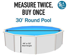 Smartline Boulder Swirl 30ft Round Pool Liner Overlap Style 30 Gauge