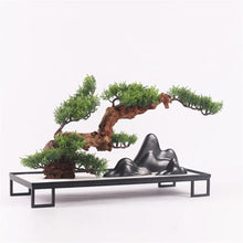 YXIANG56Q Fake Plants Artificial Bonsai Tree Indoor Fake Plants Decor with Ceramic Pots for Home Table Office Desk Bonsai Tree