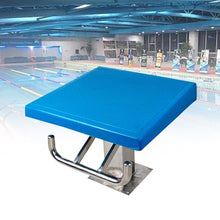 DLYZAYE Stainless Steel Non-Slip Diving Boards, Swimming Starting Block, 15°Inclined Professional Jumping Platform, Indoor Outdoor Competition Professional Board tandardedition