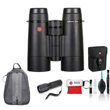 Leica 7x42 Ultravid HD-Plus Waterproof Binoculars Bundle with Backpack, Cleaning Kit & Flashlight