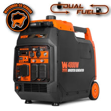WEN Quiet and Lightweight 4800-Watt Dual Fuel RV-Ready Electric Start Portable Inverter Generator with Fuel Shut Off and CO Watchdog (DF480iX)