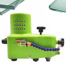 Hiedmeil Portable Small Glass Edging Machine, Electric Glass Edger, Straight, Round, Beveled Edge Grinder, Glass Marble Ceramic
