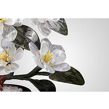 Feng Shui Jade Bonsai Chinese Style Jade Flower Decoration for Living Room TV Cabinet Bonsai Porch Decoration Creative Decoration House Plant