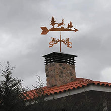 Weathervanes for Roofs Cast Iron Metal Weather Vane Vintage Hollow Wind Direction Indicator for Outdoor Garden Farm Gazebo Paddock Decoration Wind Vane (Style 5) (Style 1)