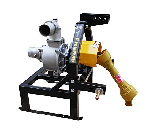 Sigma 4-Inch PTO-Driven Clear Water Pump with 3-Point Hitch & Shaft Gear Drive – Tractor-Powered, 30 PSI Output, 16–20 feet Lift