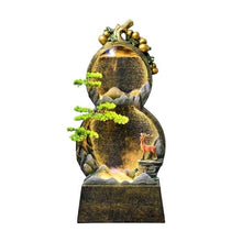 QuantumX3 Water Fountain Outdoor Chinese Rockery Gourd Water Circulation Decoration, Living Room Office Courtyard Fountain Decoration Outdoor Fountain(S)