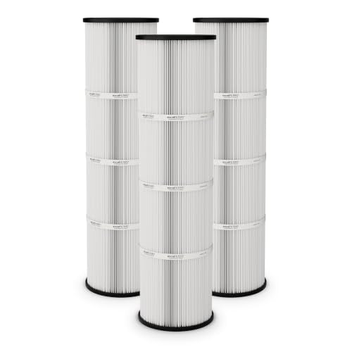 Excel Replacement Pool Filters for Jacuzzi Tri-Clops TC-440 and TC-450 (Round) | Replaces PJC-147-M4, C-7441 and FC-1493 Cartridges | XLS-788 3PACK Filters