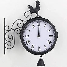 ERTTGWGF Vintage Double Sided,Outdoor Double-Sided 360 Degree Rotate Antique for Indoor Living Room Bedroom Wall Decoration