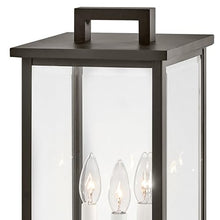 Hinkley Weymouth Medium Outdoor Pier Rectangle Lantern, Oil Rubbed Bronze