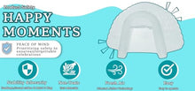 Younghome Inflatable Igloo Dome Tent with RGB LED Lights White