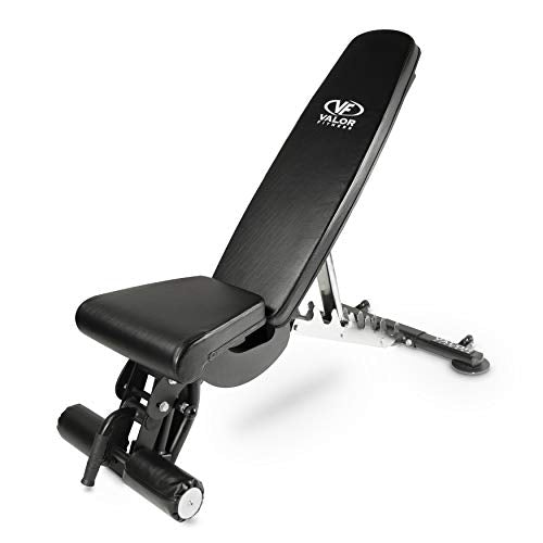 Valor Fitness DD-40 Heavy Duty Adjustable Weight Bench Black